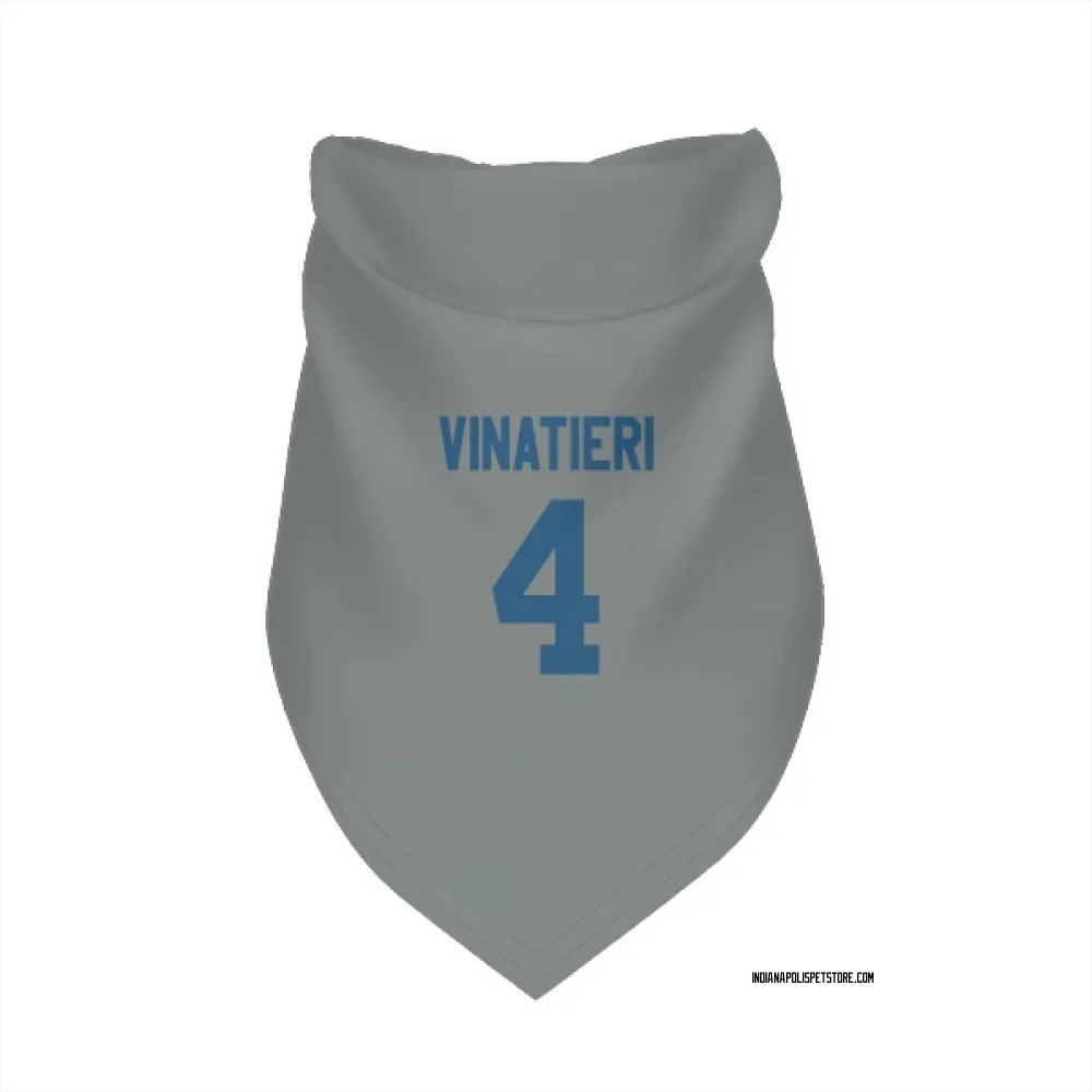 Indianapolis Colts Adam Vinatieri Gray Pet Bandana for Dog & Cat