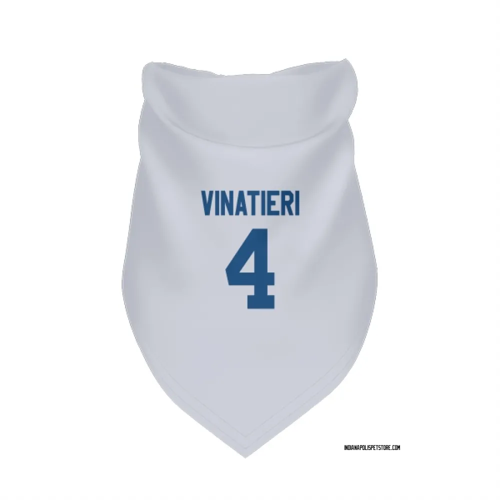 Indianapolis Colts Adam Vinatieri White Pet Bandana for Dog & Cat