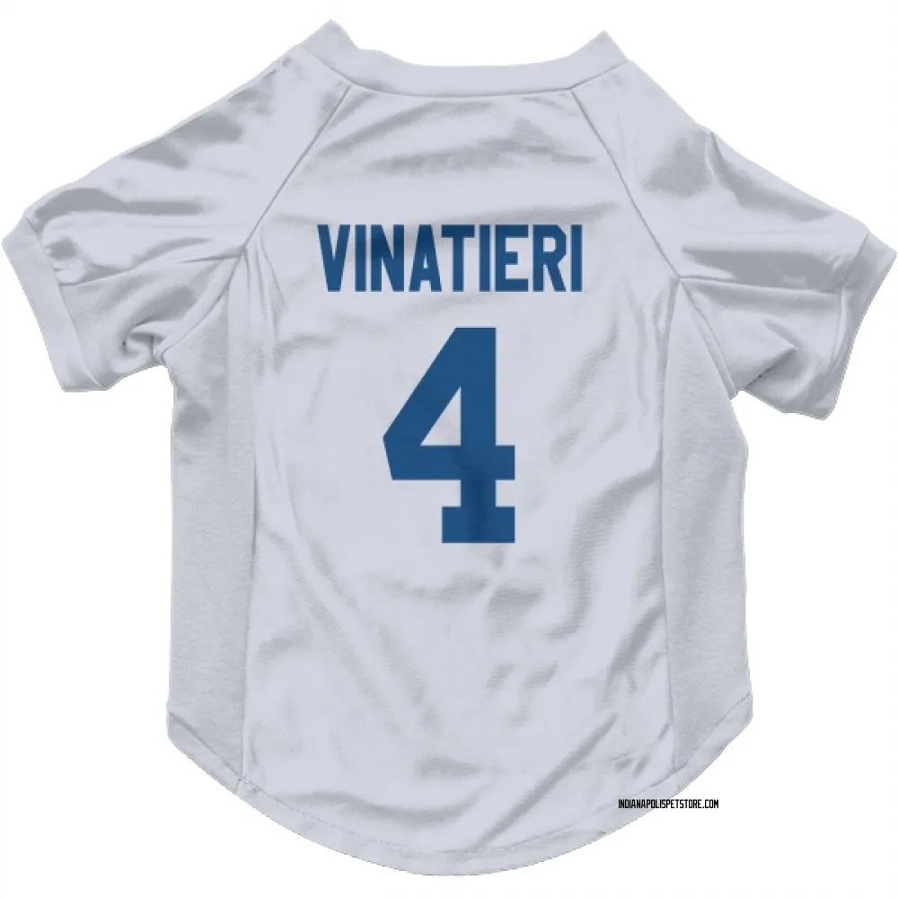 Indianapolis Colts Adam Vinatieri White Pet Jersey for Dog & Cat