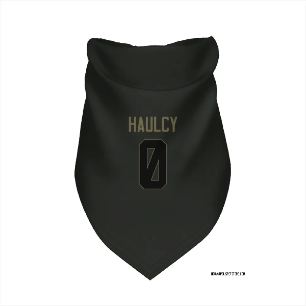 Indianapolis Colts A.J. Haulcy Black Service Pet Bandana for Dog & Cat