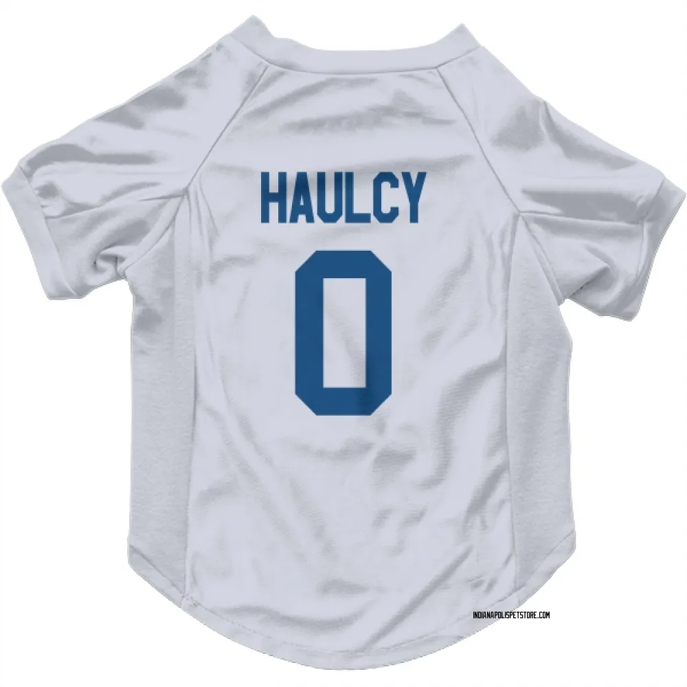 Indianapolis Colts A.J. Haulcy White Pet Jersey for Dog & Cat