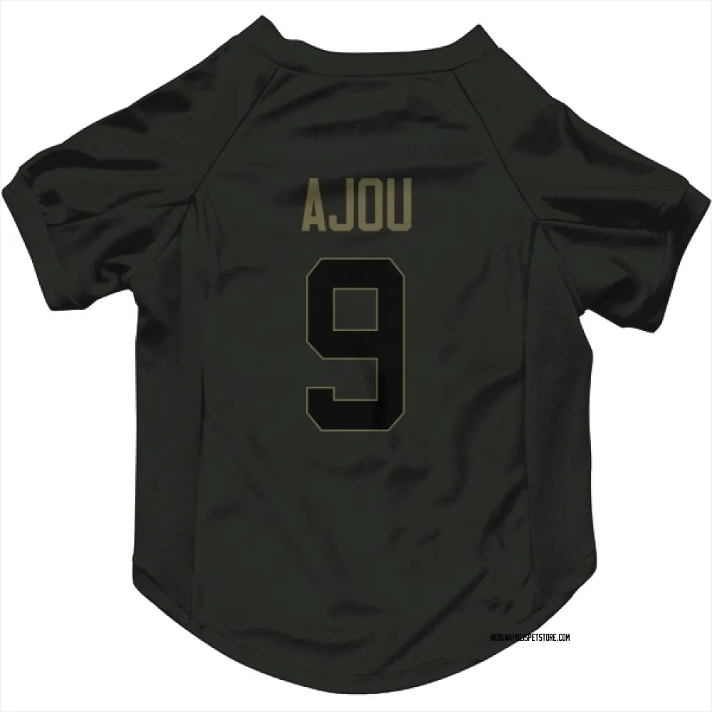Indianapolis Colts Ajou Ajou Black Service Pet Jersey for Dog & Cat