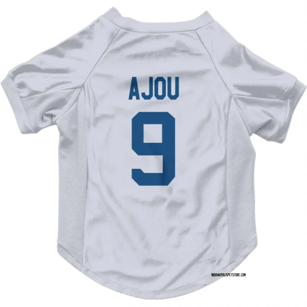 Indianapolis Colts Ajou Ajou White Pet Jersey for Dog & Cat