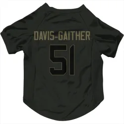 Indianapolis Colts Akeem Davis-Gaither Black Service Pet Jersey for Dog & Cat