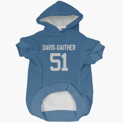 Indianapolis Colts Akeem Davis-Gaither Royal Pet Hoodie for Dog & Cat