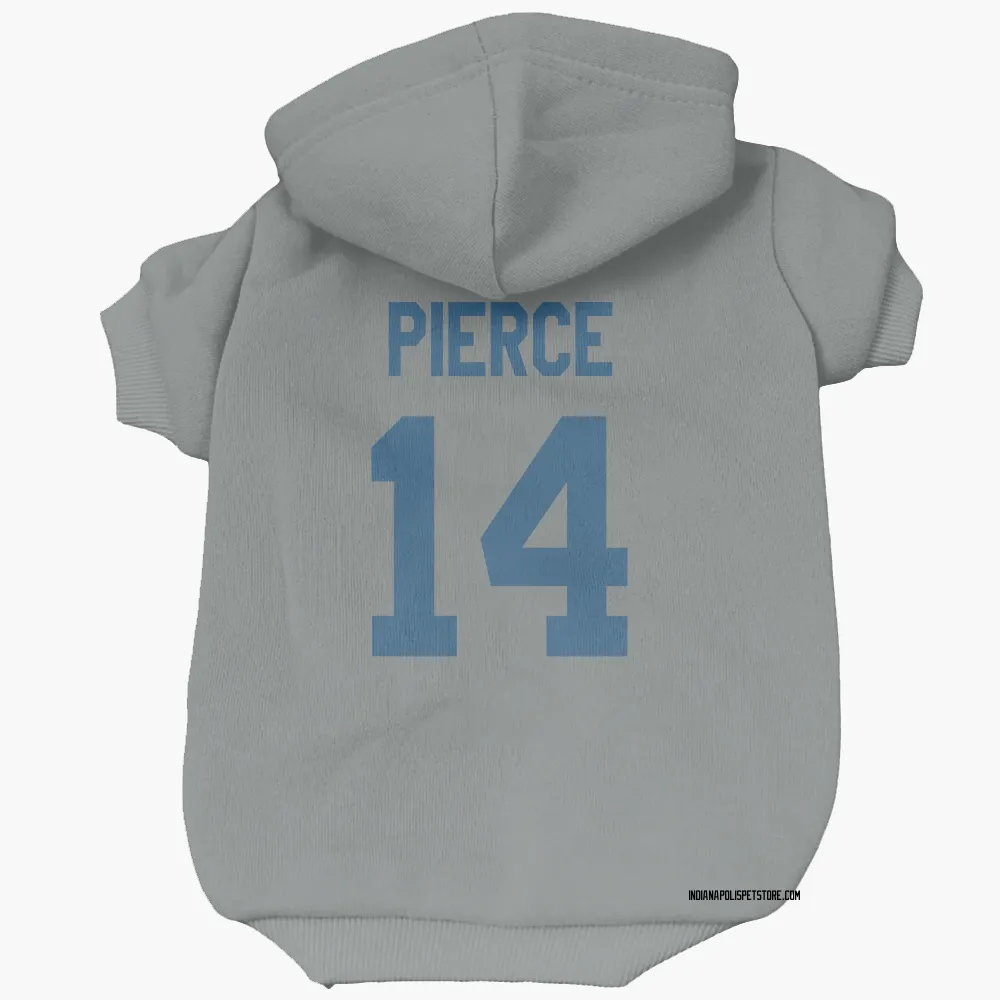 Indianapolis Colts Alec Pierce Gray Pet Hoodie for Dog & Cat