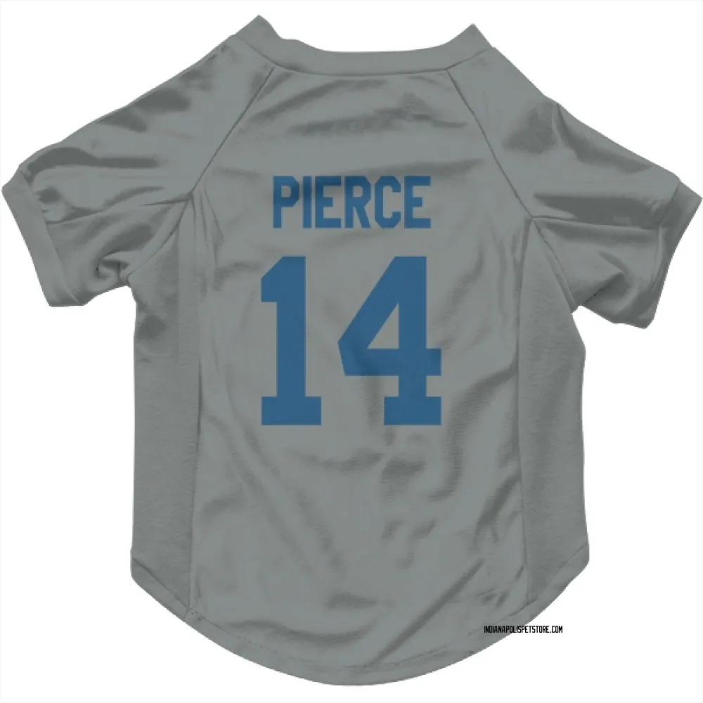 Indianapolis Colts Alec Pierce Gray Pet Jersey for Dog & Cat