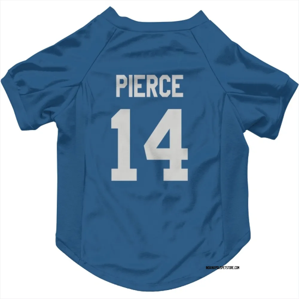 Indianapolis Colts Alec Pierce Royal Pet Jersey for Dog & Cat