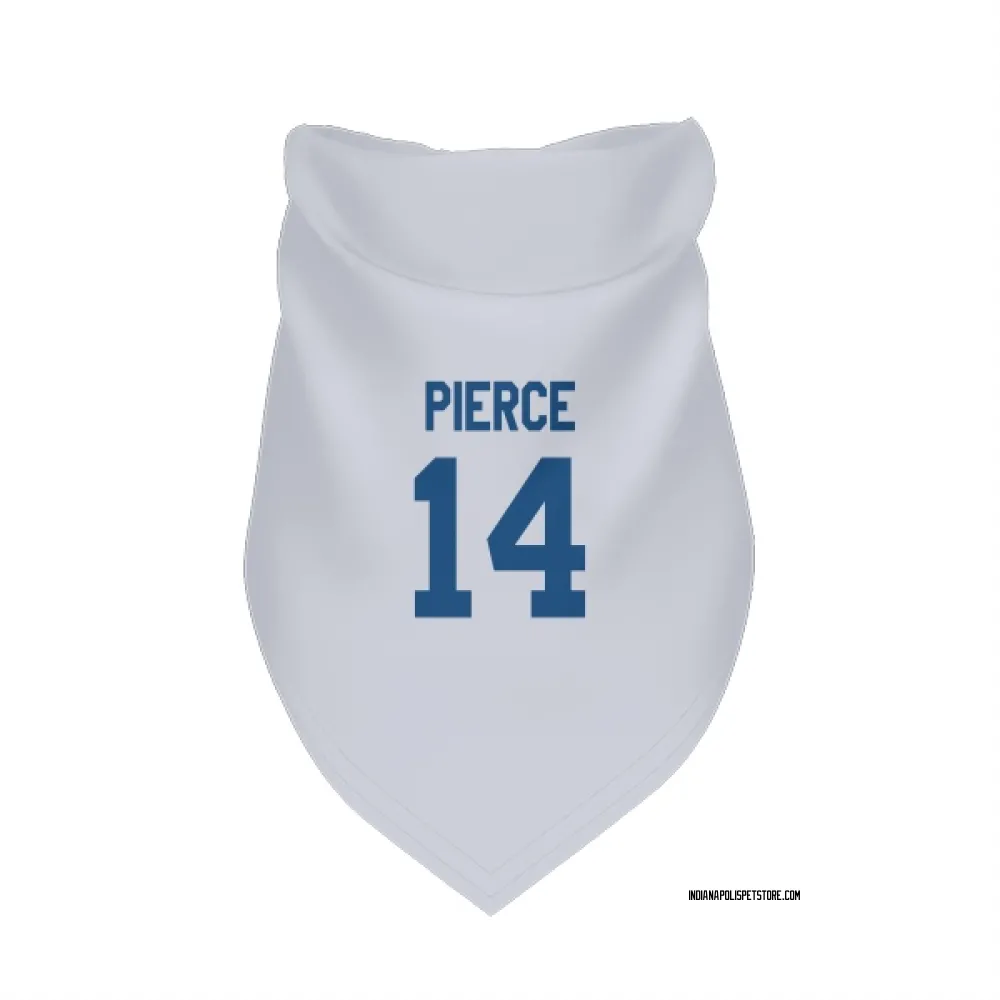 Indianapolis Colts Alec Pierce White Pet Bandana for Dog & Cat
