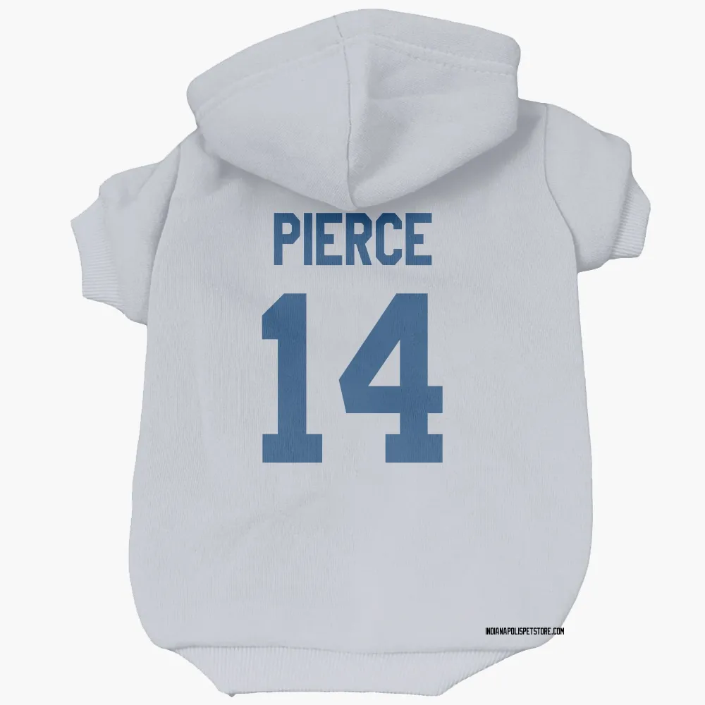 Indianapolis Colts Alec Pierce White Pet Hoodie for Dog & Cat