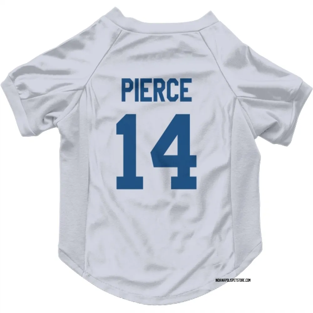 Indianapolis Colts Alec Pierce White Pet Jersey for Dog & Cat