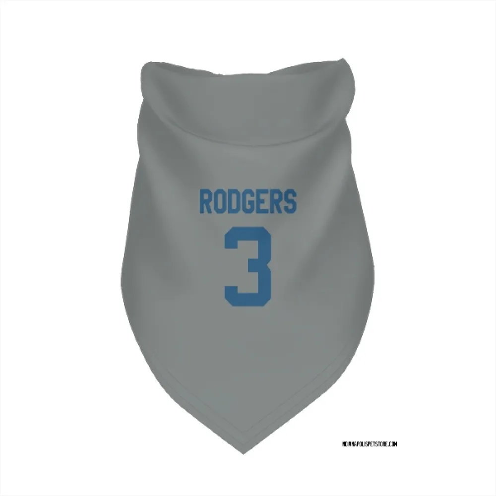 Indianapolis Colts Amari Rodgers Gray Pet Bandana for Dog & Cat
