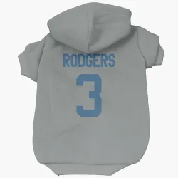 Indianapolis Colts Amari Rodgers Gray Pet Hoodie for Dog & Cat