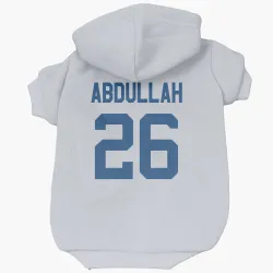 Indianapolis Colts Ameer Abdullah White Pet Hoodie for Dog & Cat