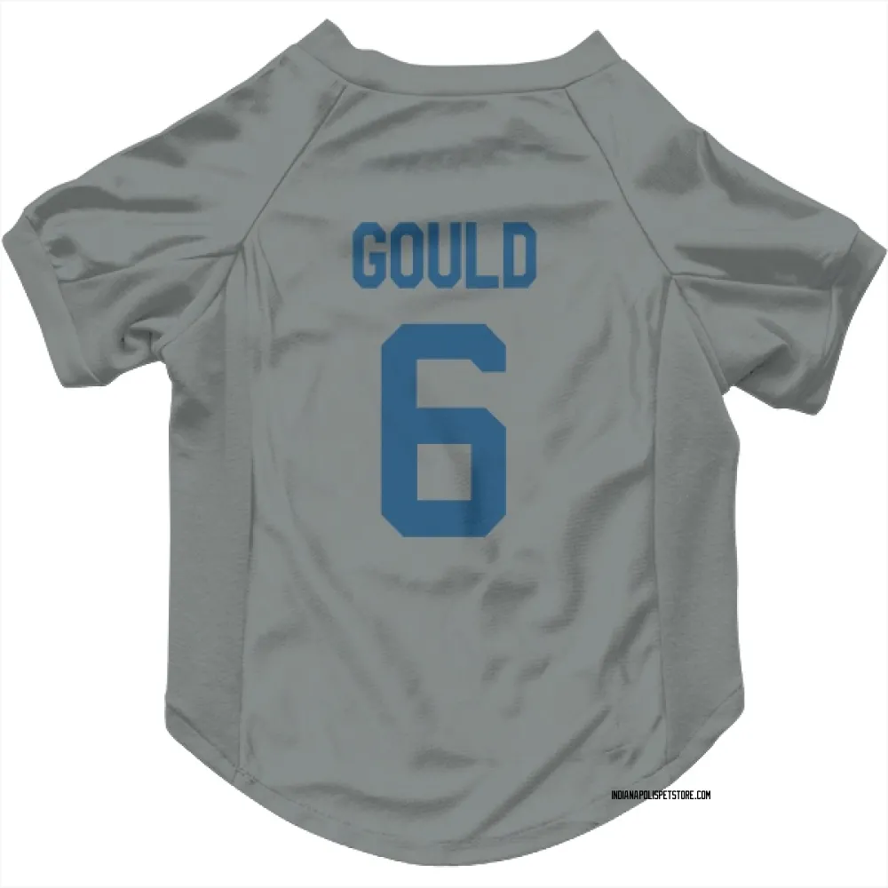 Indianapolis Colts Anthony Gould Gray Pet Jersey for Dog & Cat