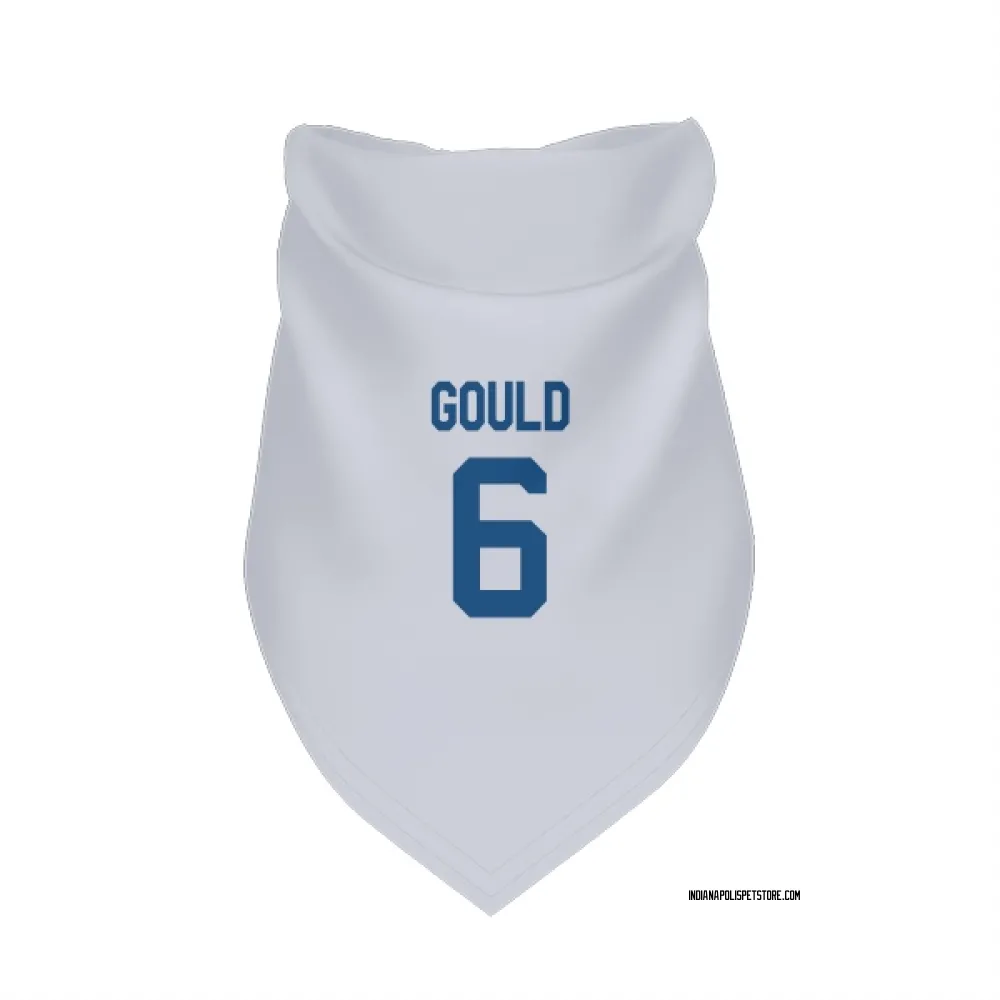 Indianapolis Colts Anthony Gould White Pet Bandana for Dog & Cat