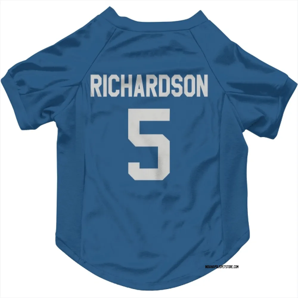 Indianapolis Colts Anthony Richardson Royal Pet Jersey for Dog & Cat