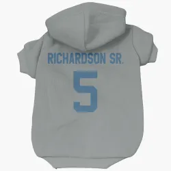 Indianapolis Colts Anthony Richardson Sr. Gray Pet Hoodie for Dog & Cat