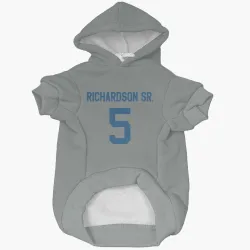 Indianapolis Colts Anthony Richardson Sr. Gray Pet Hoodie for Dog & Cat
