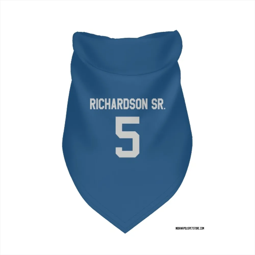 Indianapolis Colts Anthony Richardson Sr. Royal Pet Bandana for Dog & Cat