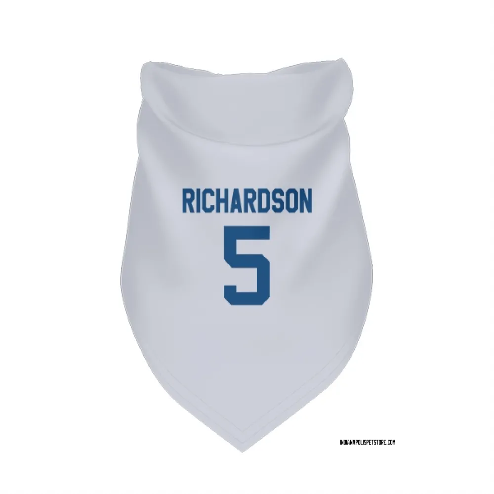 Indianapolis Colts Anthony Richardson White Pet Bandana for Dog & Cat