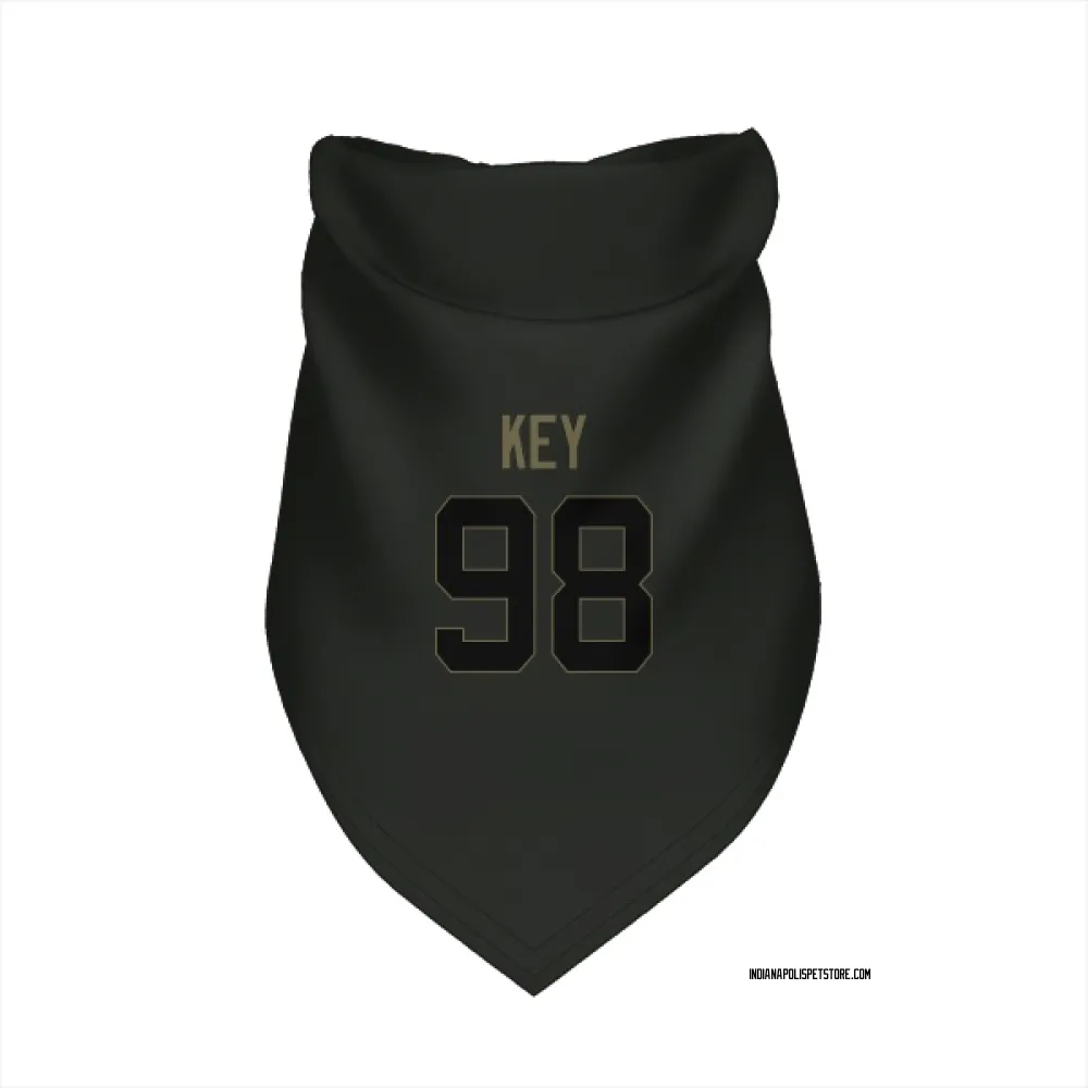 Indianapolis Colts Arden Key Black Service Pet Bandana for Dog & Cat