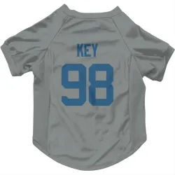 Indianapolis Colts Arden Key Gray Pet Jersey for Dog & Cat