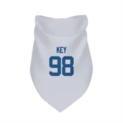Indianapolis Colts Arden Key White Pet Bandana for Dog & Cat