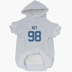 Indianapolis Colts Arden Key White Pet Hoodie for Dog & Cat