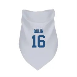 Indianapolis Colts Ashton Dulin White Pet Bandana for Dog & Cat