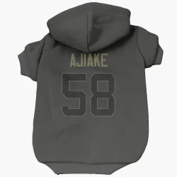 Indianapolis Colts Austin Ajiake Black Service Pet Hoodie for Dog & Cat