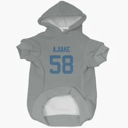 Indianapolis Colts Austin Ajiake Gray Pet Hoodie for Dog & Cat