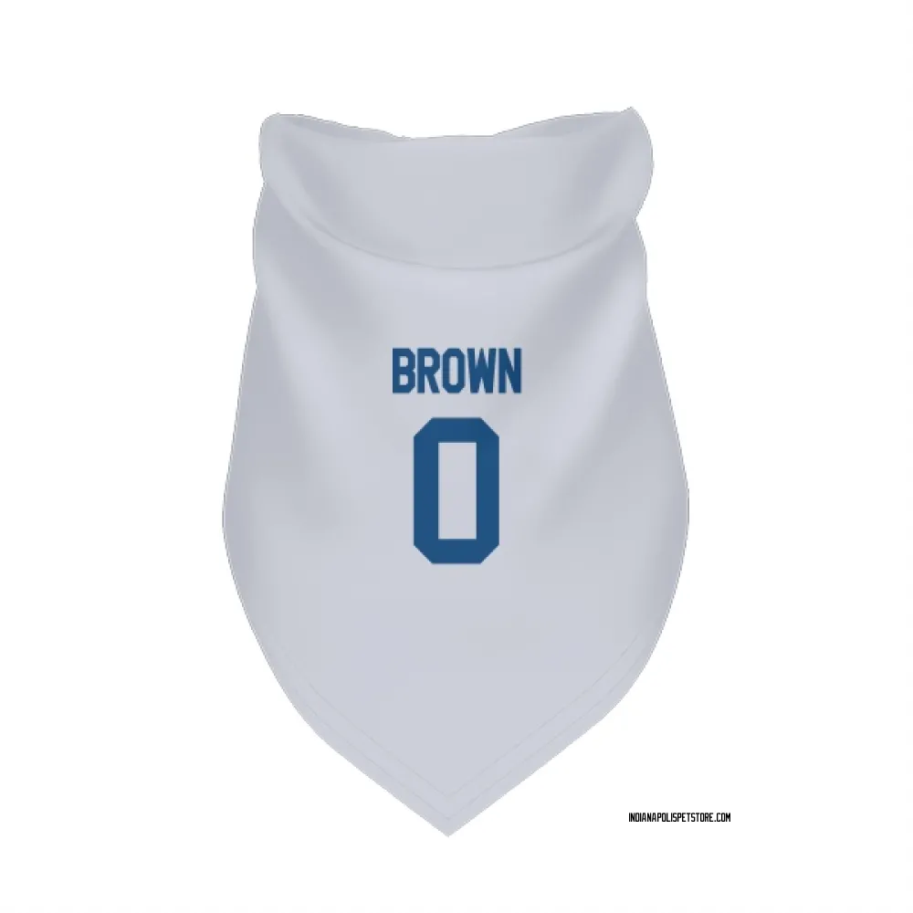 Indianapolis Colts Austin Brown White Pet Bandana for Dog & Cat