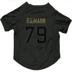 Indianapolis Colts Bernhard Raimann Black Service Pet Jersey for Dog & Cat