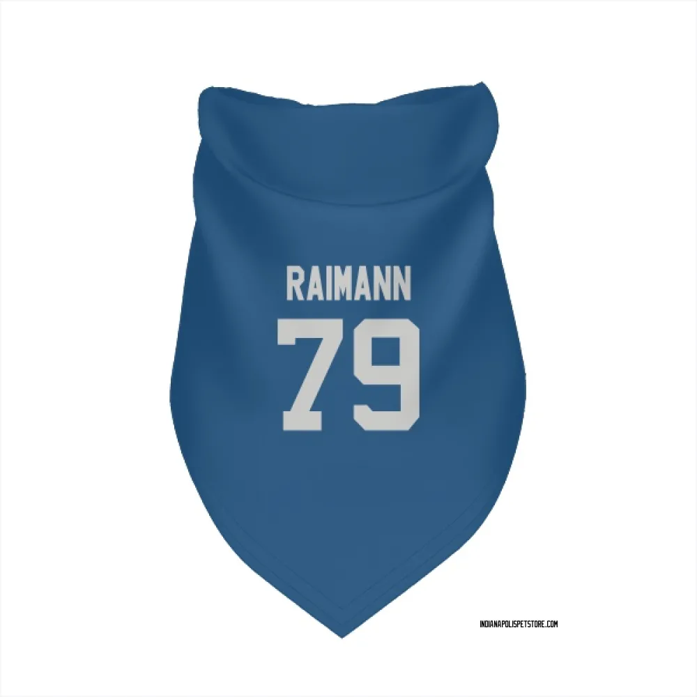 Indianapolis Colts Bernhard Raimann Royal Pet Bandana for Dog & Cat