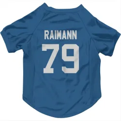 Indianapolis Colts Bernhard Raimann Royal Pet Jersey for Dog & Cat