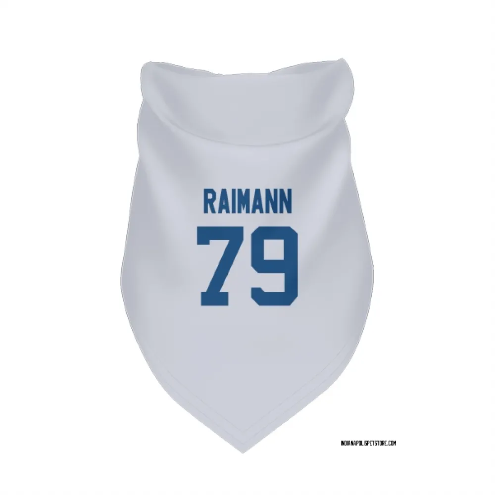 Indianapolis Colts Bernhard Raimann White Pet Bandana for Dog & Cat