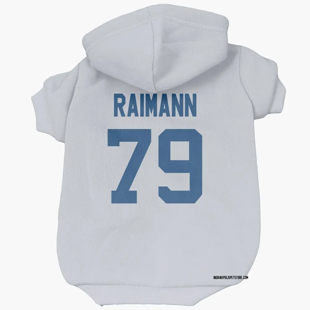 Indianapolis Colts Bernhard Raimann White Pet Hoodie for Dog & Cat