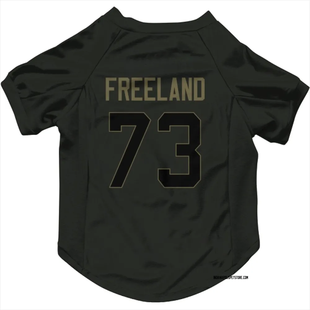 Indianapolis Colts Blake Freeland Black Service Pet Jersey for Dog & Cat