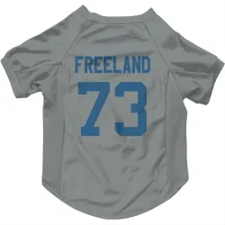 Indianapolis Colts Blake Freeland Gray Pet Jersey for Dog & Cat