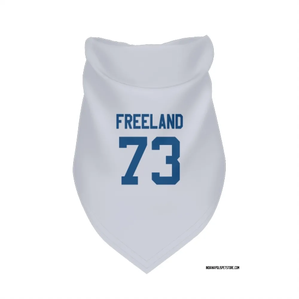 Indianapolis Colts Blake Freeland White Pet Bandana for Dog & Cat