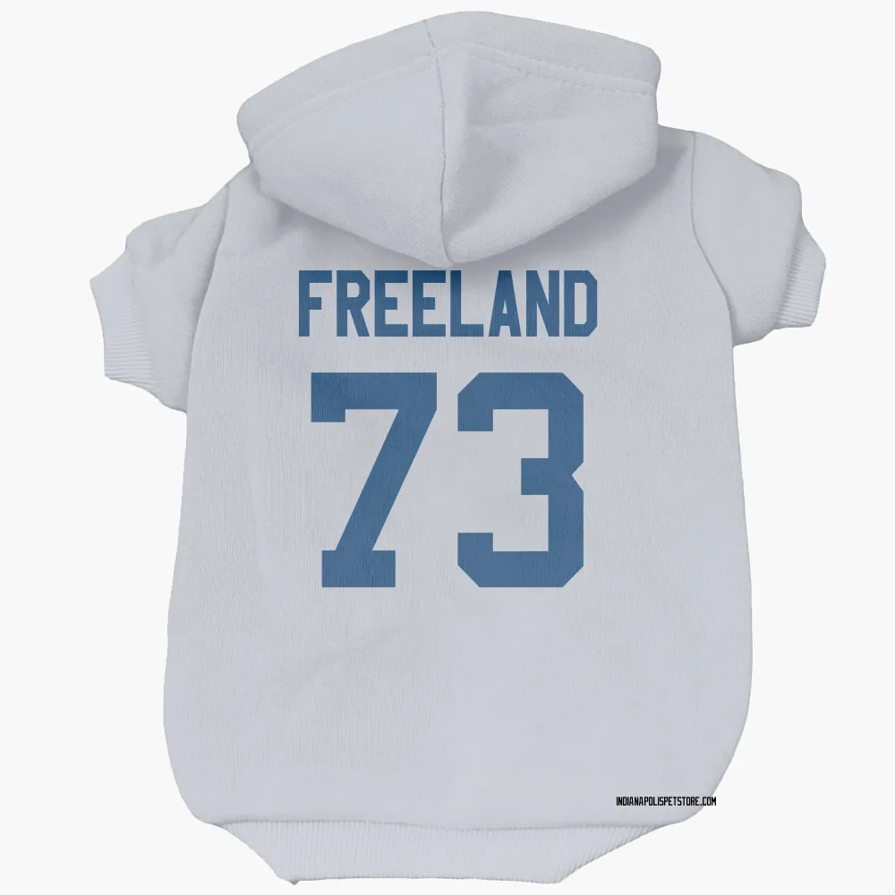 Indianapolis Colts Blake Freeland White Pet Hoodie for Dog & Cat