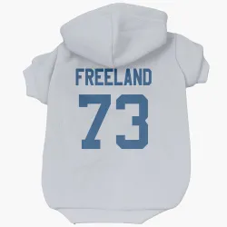 Indianapolis Colts Blake Freeland White Pet Hoodie for Dog & Cat