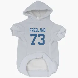 Indianapolis Colts Blake Freeland White Pet Hoodie for Dog & Cat