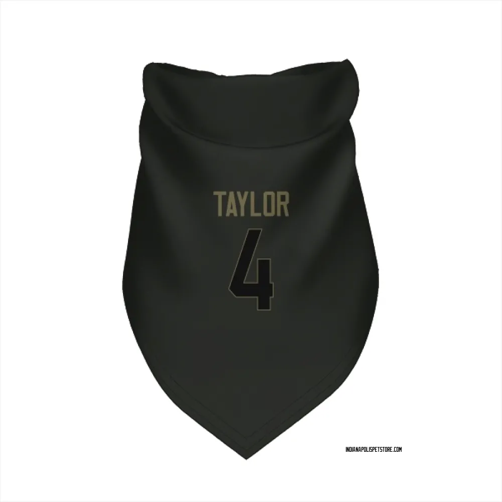Indianapolis Colts Blayne Taylor Black Service Pet Bandana for Dog & Cat