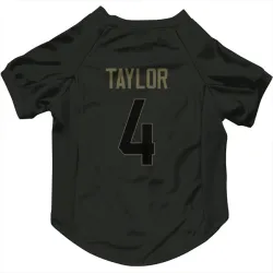 Indianapolis Colts Blayne Taylor Black Service Pet Jersey for Dog & Cat