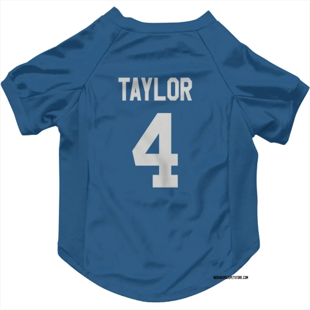 Indianapolis Colts Blayne Taylor Royal Pet Jersey for Dog & Cat