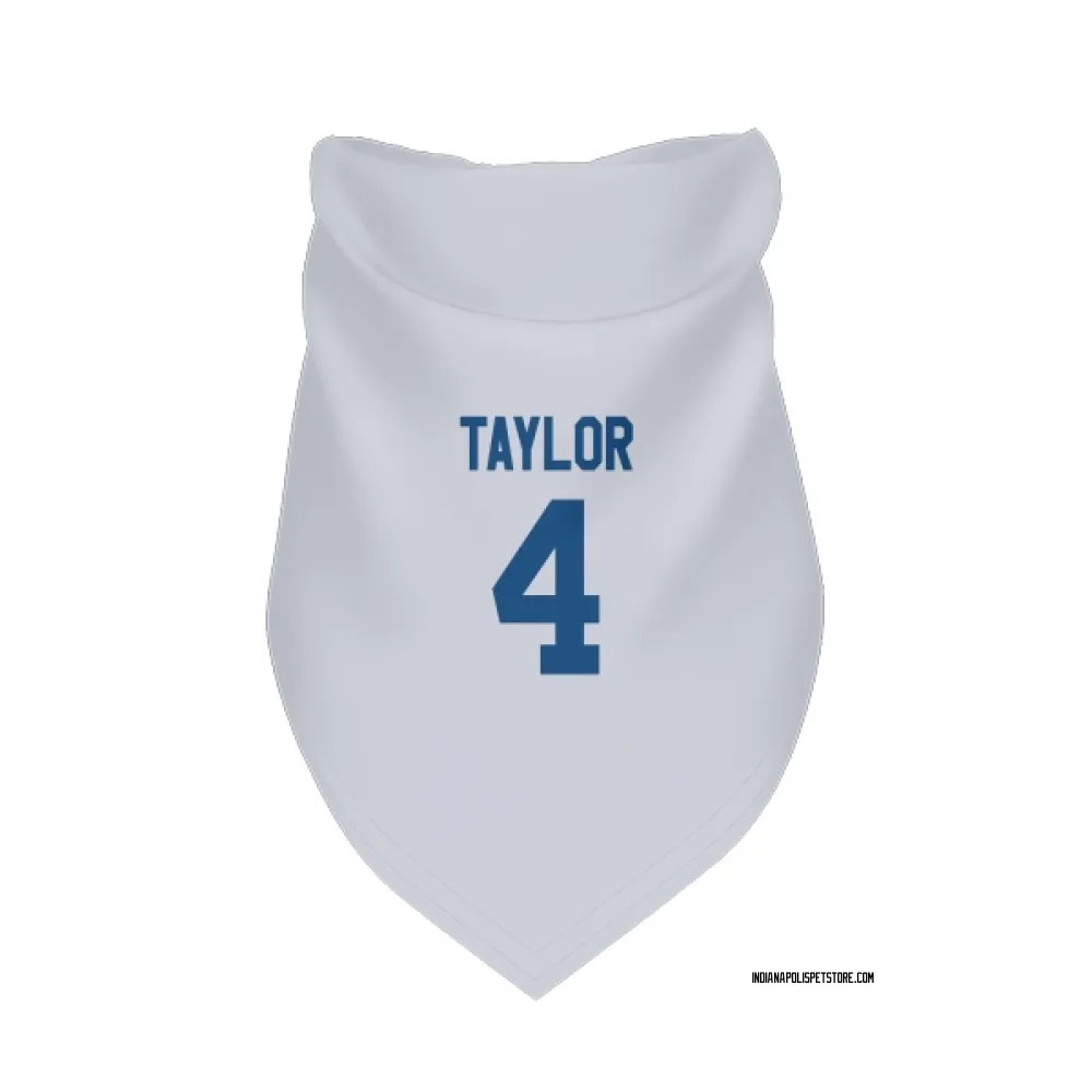 Indianapolis Colts Blayne Taylor White Pet Bandana for Dog & Cat