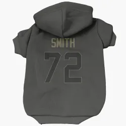 Indianapolis Colts Braden Smith Black Service Pet Hoodie for Dog & Cat