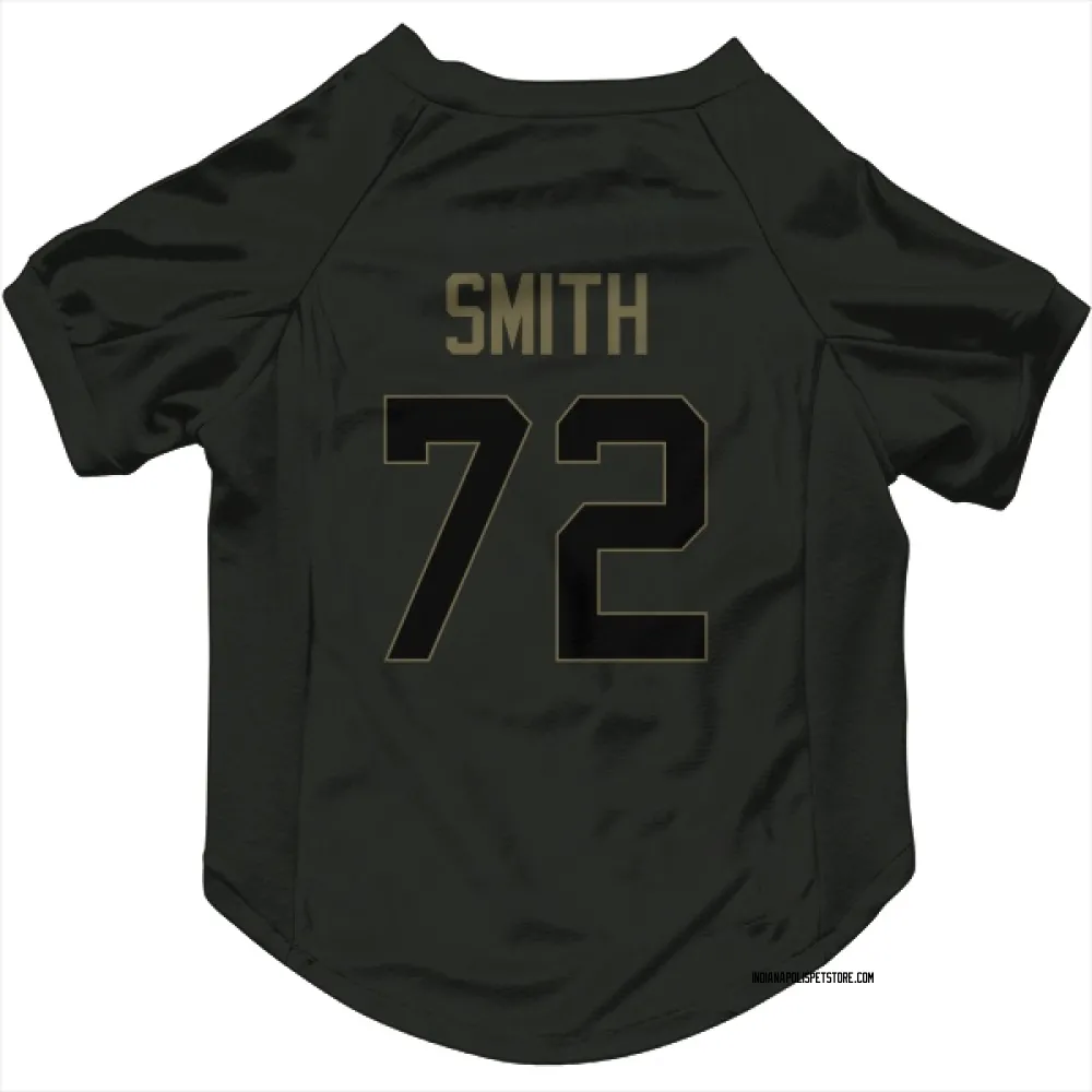 Indianapolis Colts Braden Smith Black Service Pet Jersey for Dog & Cat